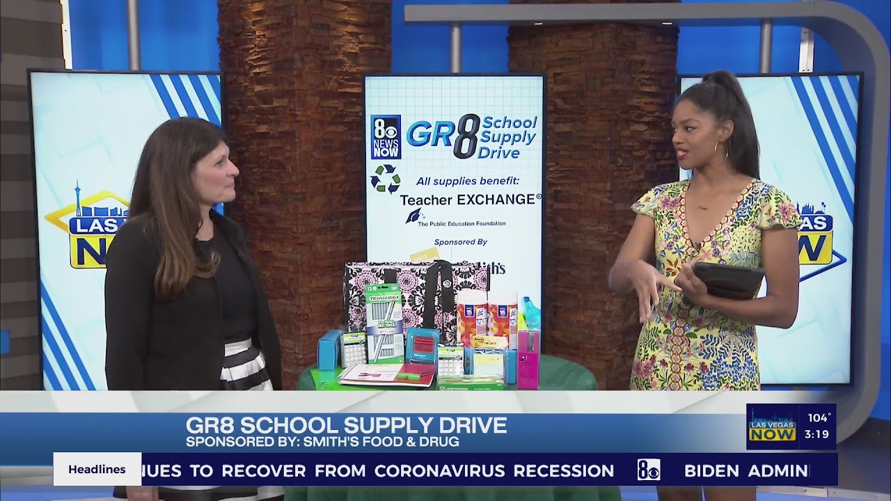 Helping students and teachers with the GR8 School Supply Drive