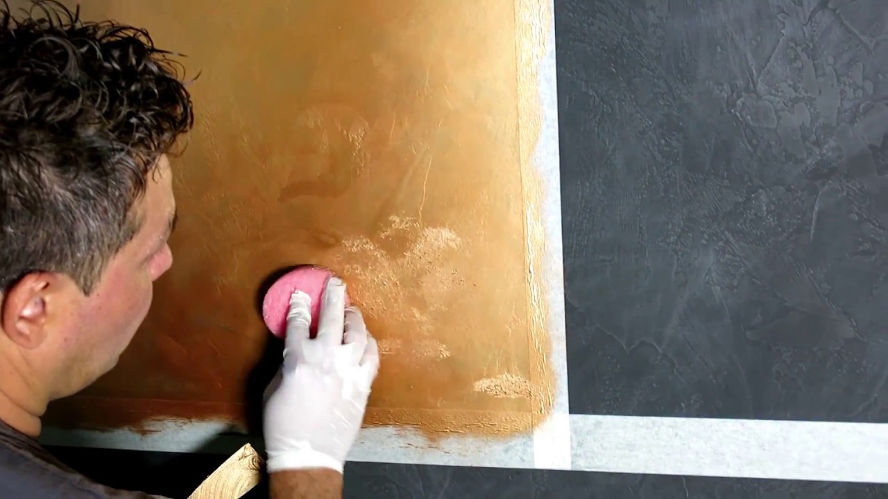Pintura decorativa con efecto metalizado - Arcocem Metal