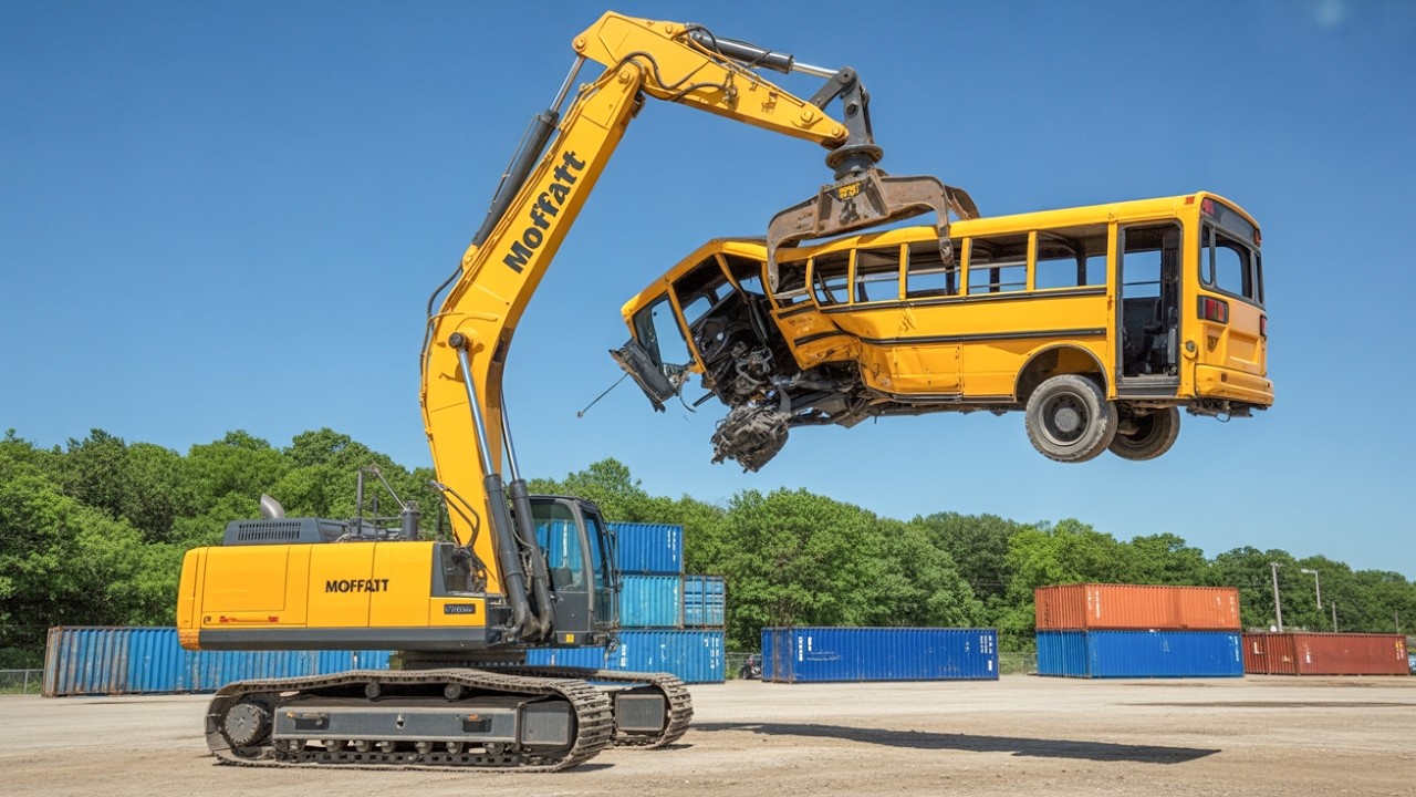 Dangerous Machines Crushing Cars, Shredding Buses, Destroying Everything for Metal Recycling