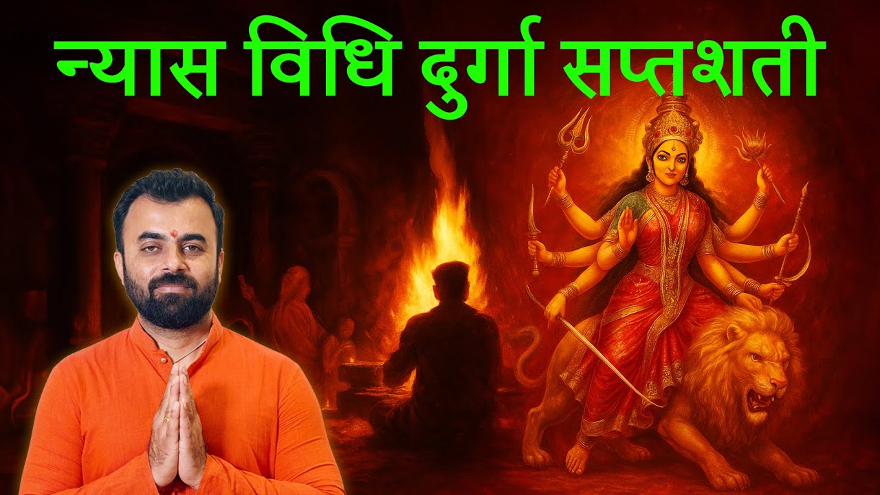दुर्गा सप्तशती न्यास विधि | सम्पूर्ण अंग न्यास, कर न्यास व हृदय शुद्धि विधि | Dr. Priyank Gaur