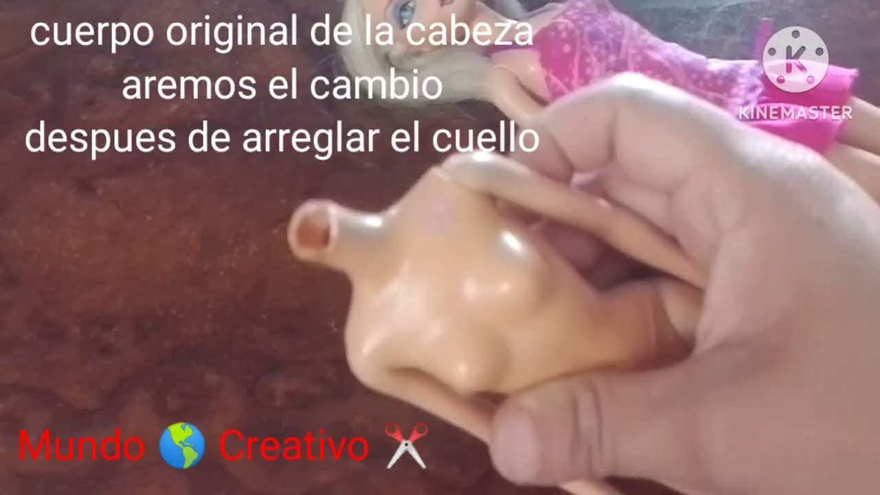 Como arreglar el cuello de una muñeca Myscene