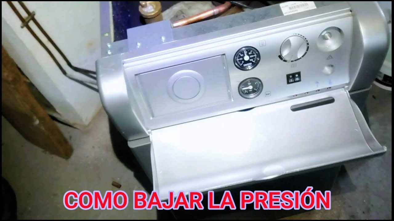 COMO BAJAR LA PRESIÓN A LA CALDERA DOMUSA SIRENA MIX DUO 2