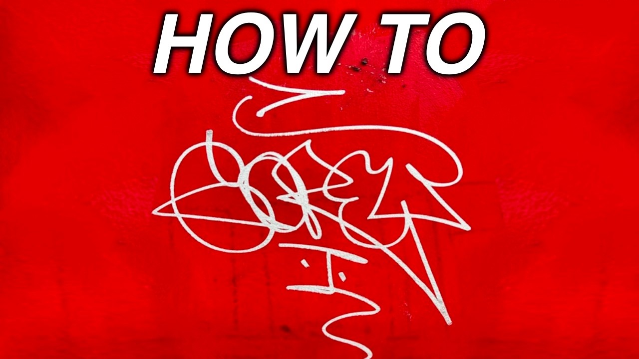 How To Do One LIner Graffiti - Step By Step Guide/Breakdown