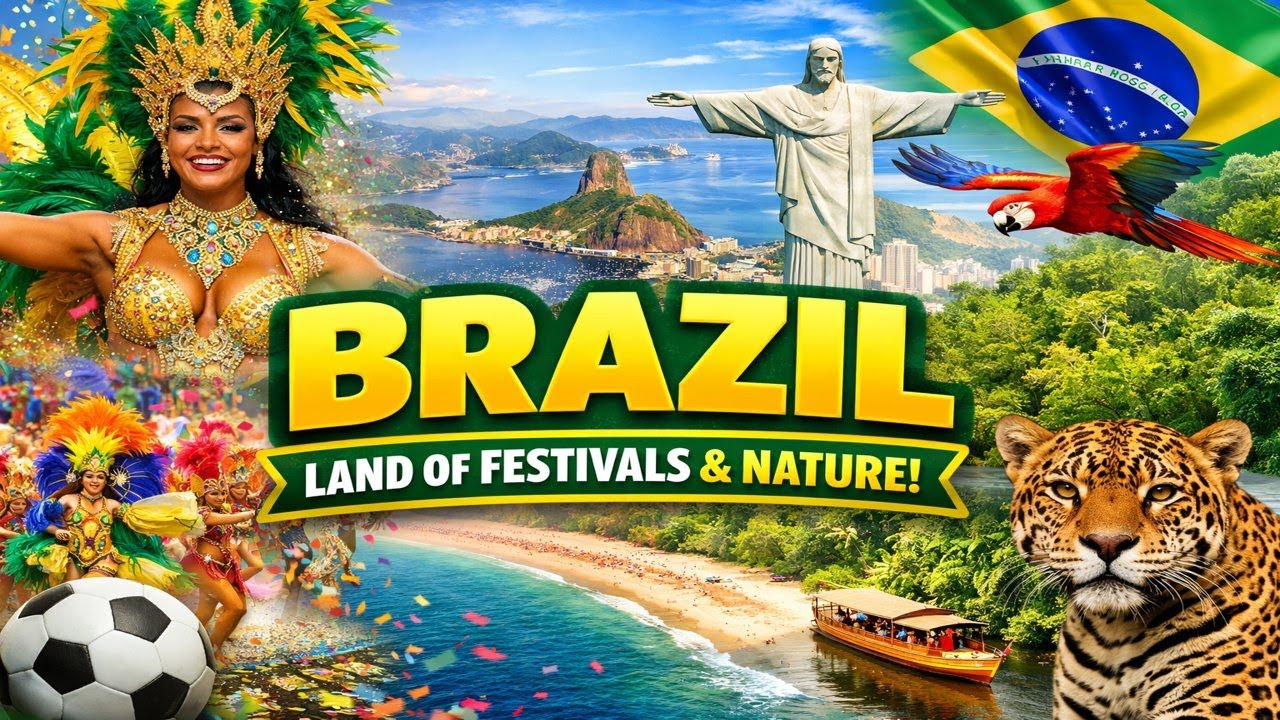 Brazil Explained | Amazon Forest, Carnival, Football & Amazing Nature