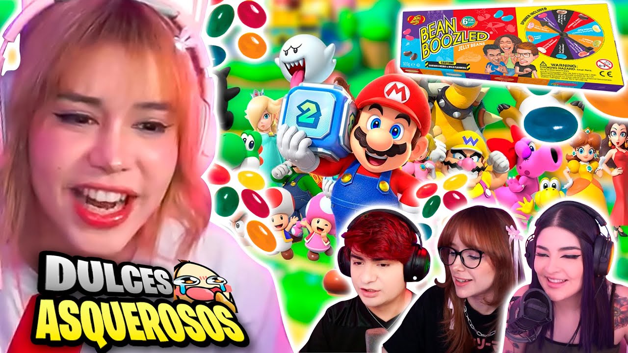 DULCES ASQUEROSOS EN MARIO PARTY 🤢🤮