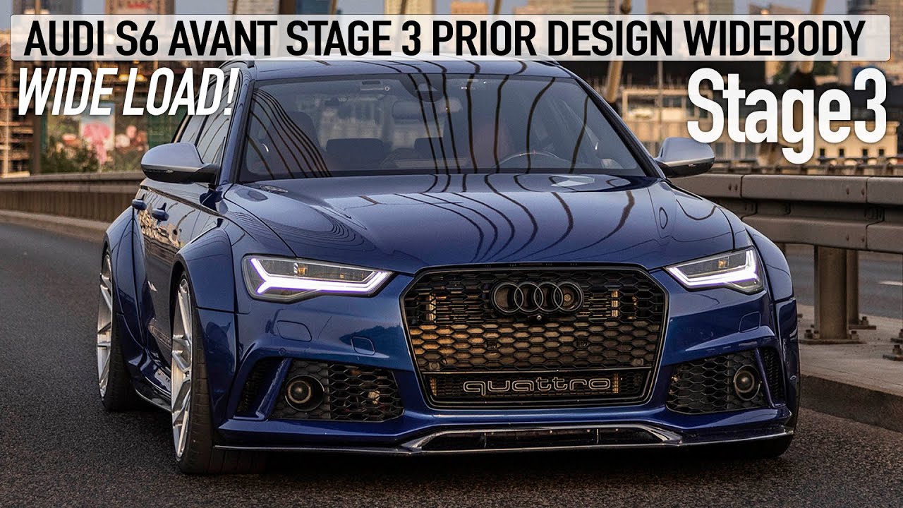 WOW! AUDI S6 AVANT STAGE 3 PRIOR DESIGN WIDEBODY - WILDER THAN RS6? CRAZY SOUNDS & ACCELERATIONS