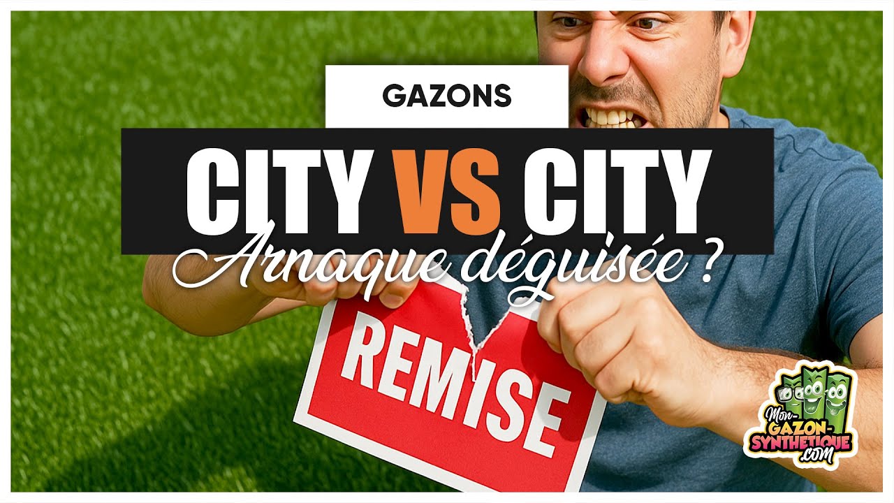 City 26&euro;/m&sup2; vs City 17&euro;/m&sup2; la v&eacute;rit&eacute; sur le m&ecirc;me nom et deux gazons synth&eacute;tique diff&eacute;rents