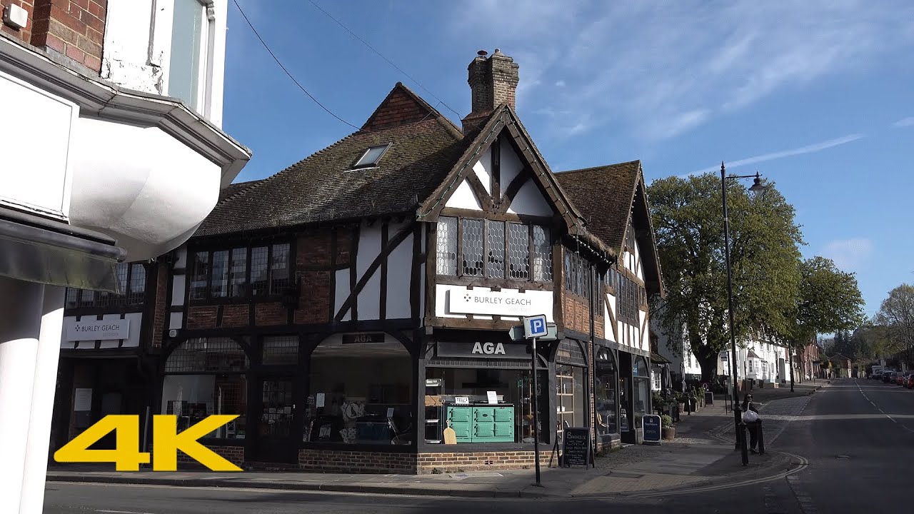 Haslemere Walk: Town Centre【4K】