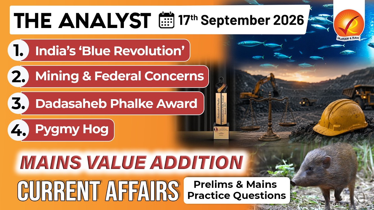 Current Affairs Today 17 Sep 2026 I UPSC Daily Current Affairs I The Hindu Analysis I The Analyst