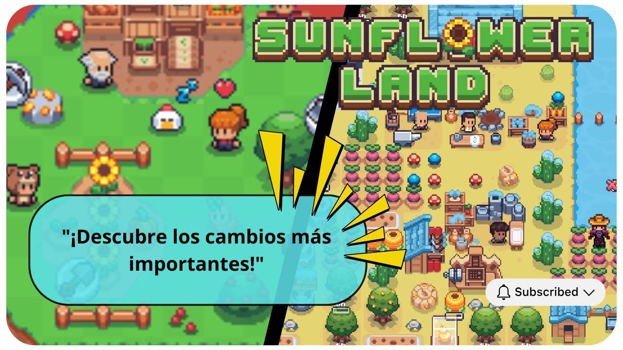 Descubre los cambios más importantes de Sun Flower Land y cómo afectan al juego
