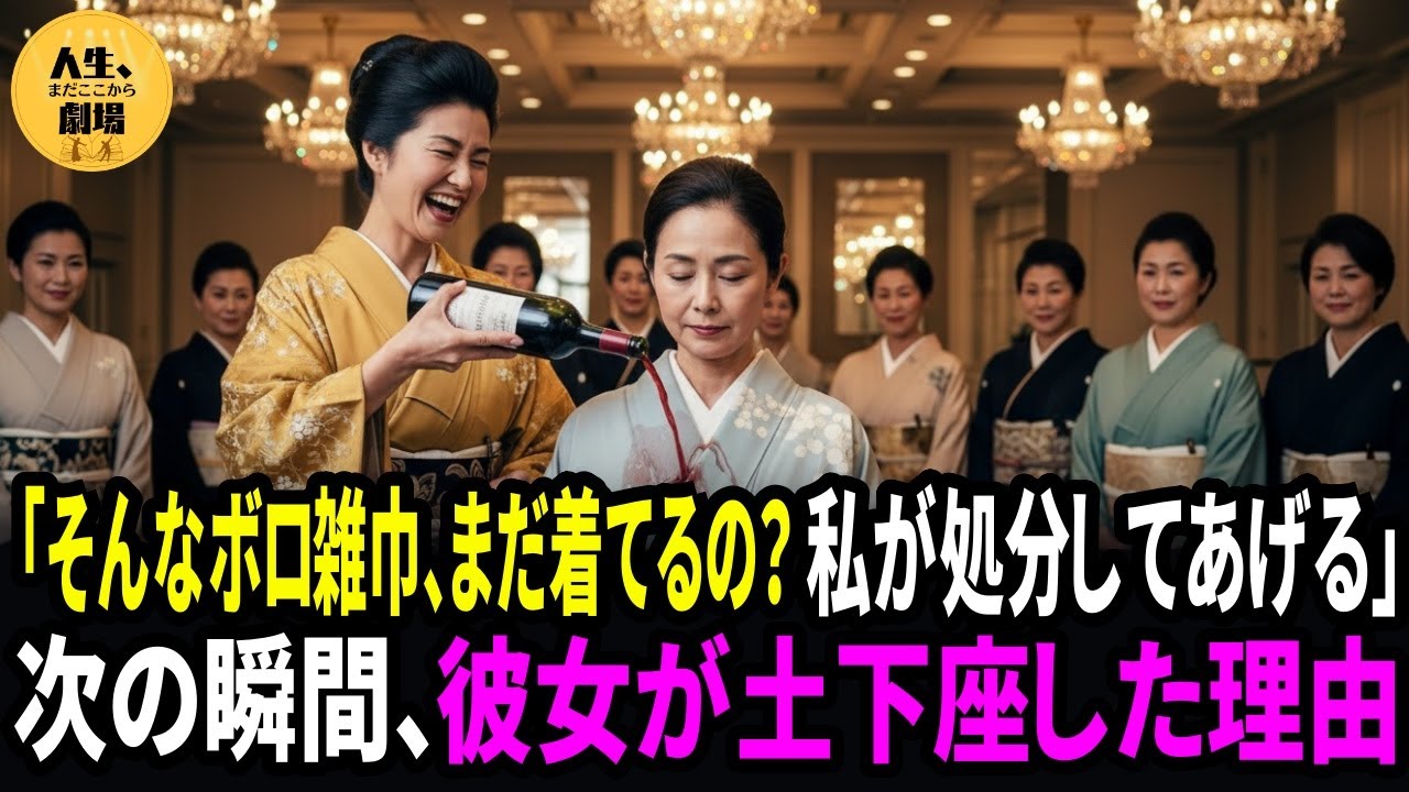 「そんなボロ雑巾で」高級呉服店で門前払いされた老女。だが照明の下で布を広げた瞬間、店内の空気が変わった――。