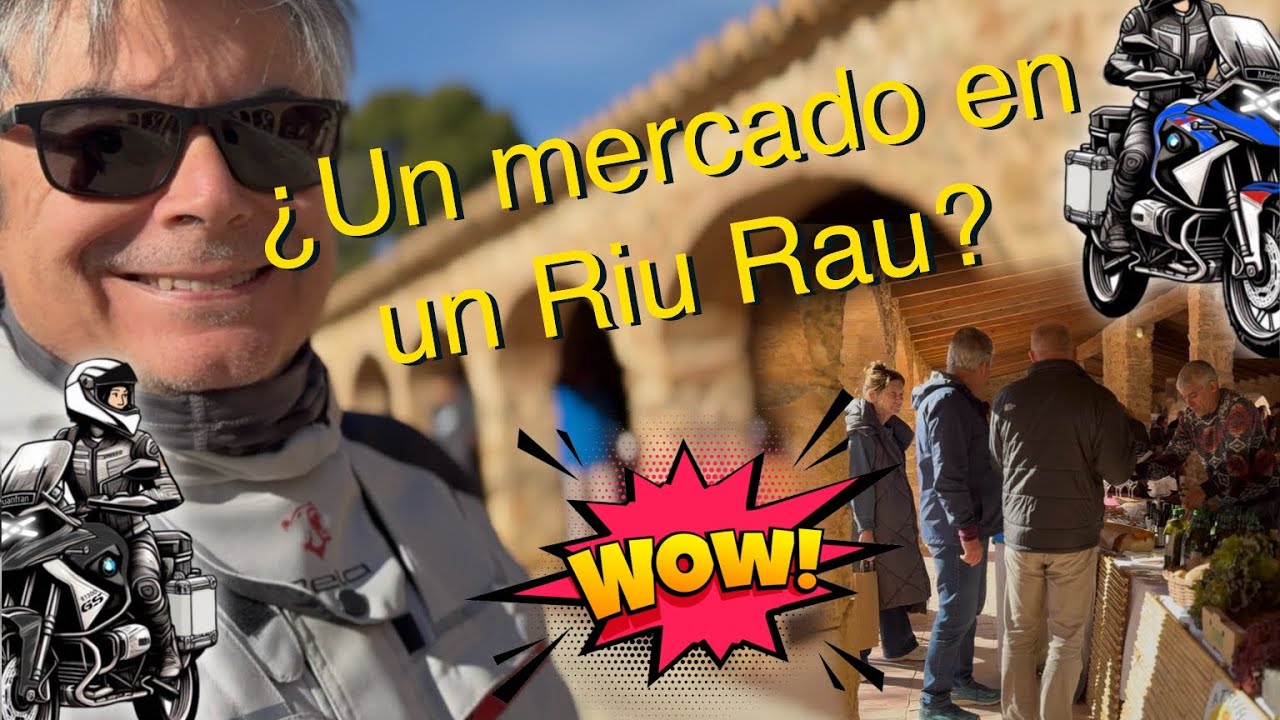 Visita en moto al Mercado del Riu Rau de Jesús Pobre