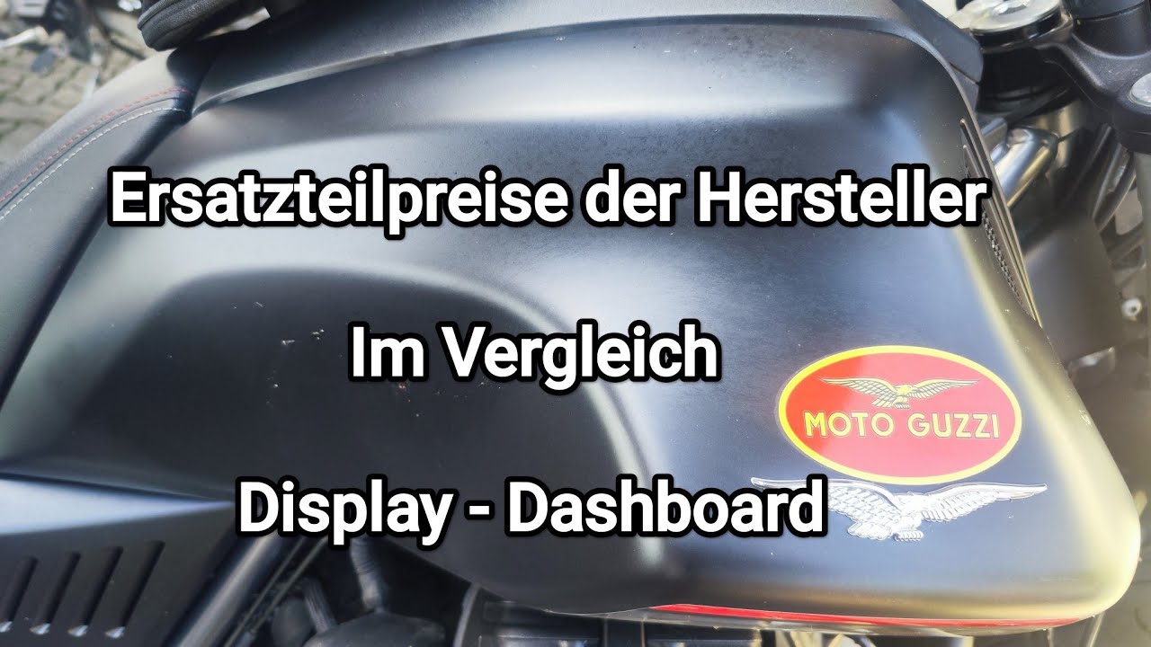 Ersatzteilpreise Motorrad - Display Dashboard 