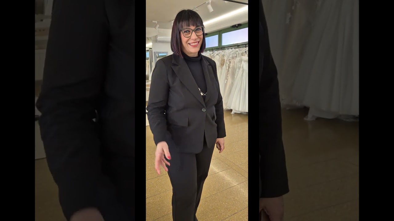 Abito cerimonia champagne curvy firmato Musani 