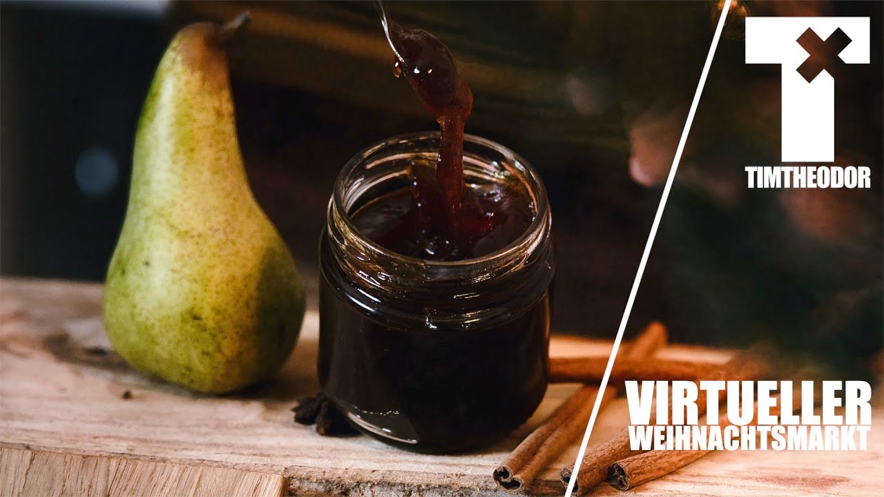 BIRNEN-BOURBON MARMELADE! Die beste Marmelade der Welt// TIMTHEODOR - Türchen 6