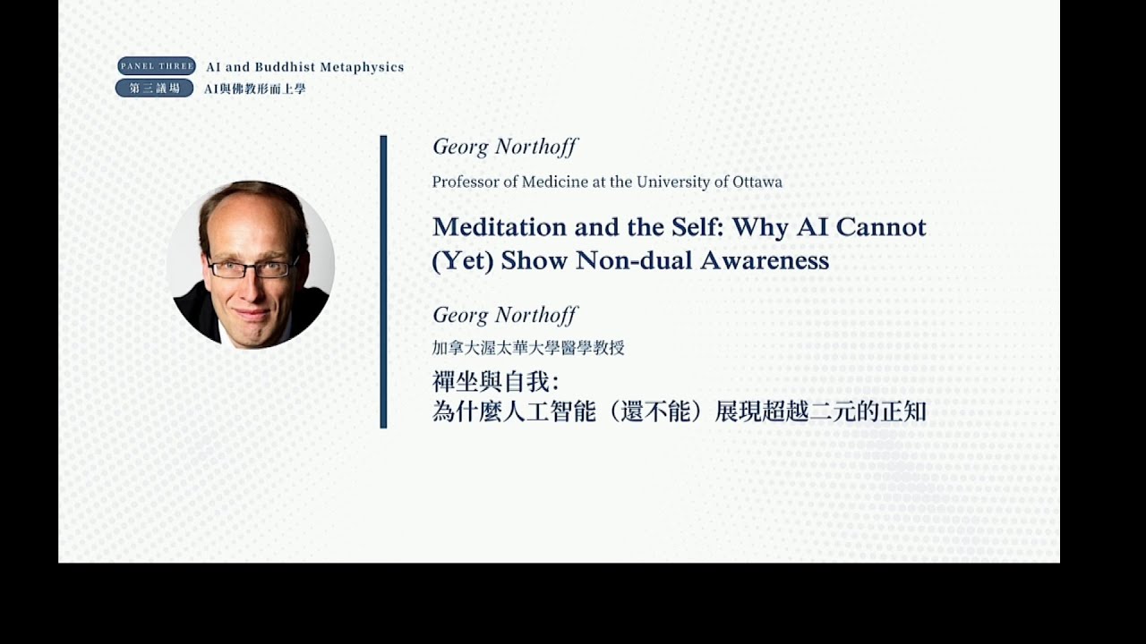 Mediation and the Self: Why AI cannot (yet) show non-dual awareness - Georg Northoff