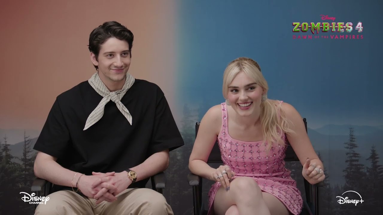 Meg Donnelly & Milo Manheim Spill All on Zombies 4 – Exclusive Hollywire Interview!| Hollywire