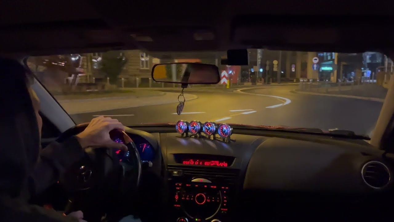 Mazda RX8 POV Night drive 4K - Vol.2