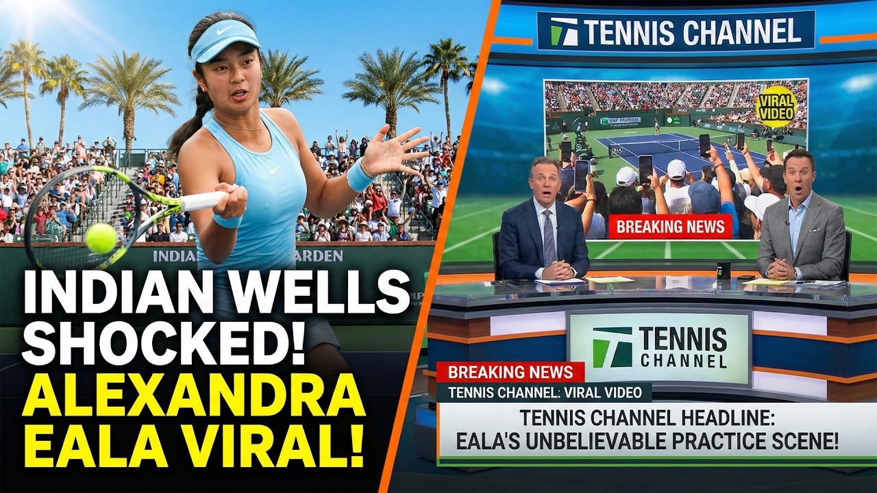 SHOCKING MOMENT! Alexandra Eala Turns Heads at Indian Wells – Entire Crowd Goes Wild! 🎾🔥