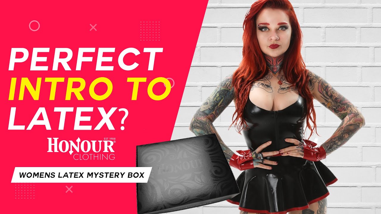 Is this the perfect intro to latex fashion? What's in the incredible womens Honour Latex Mystery Box