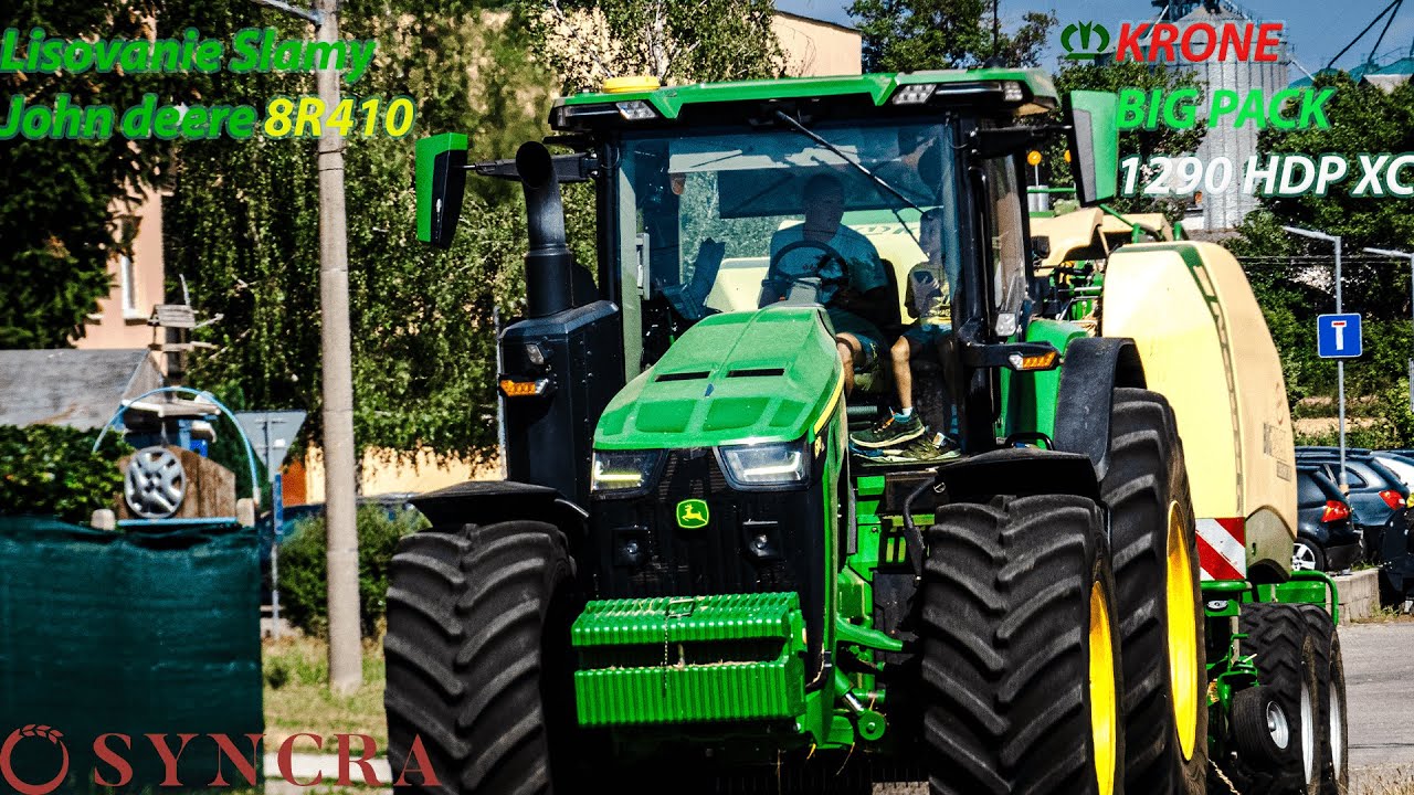 🟢2023-John Deere 8R410 & KRONE BIG Pack 1290 HDP 🟡🔴SYNCRA