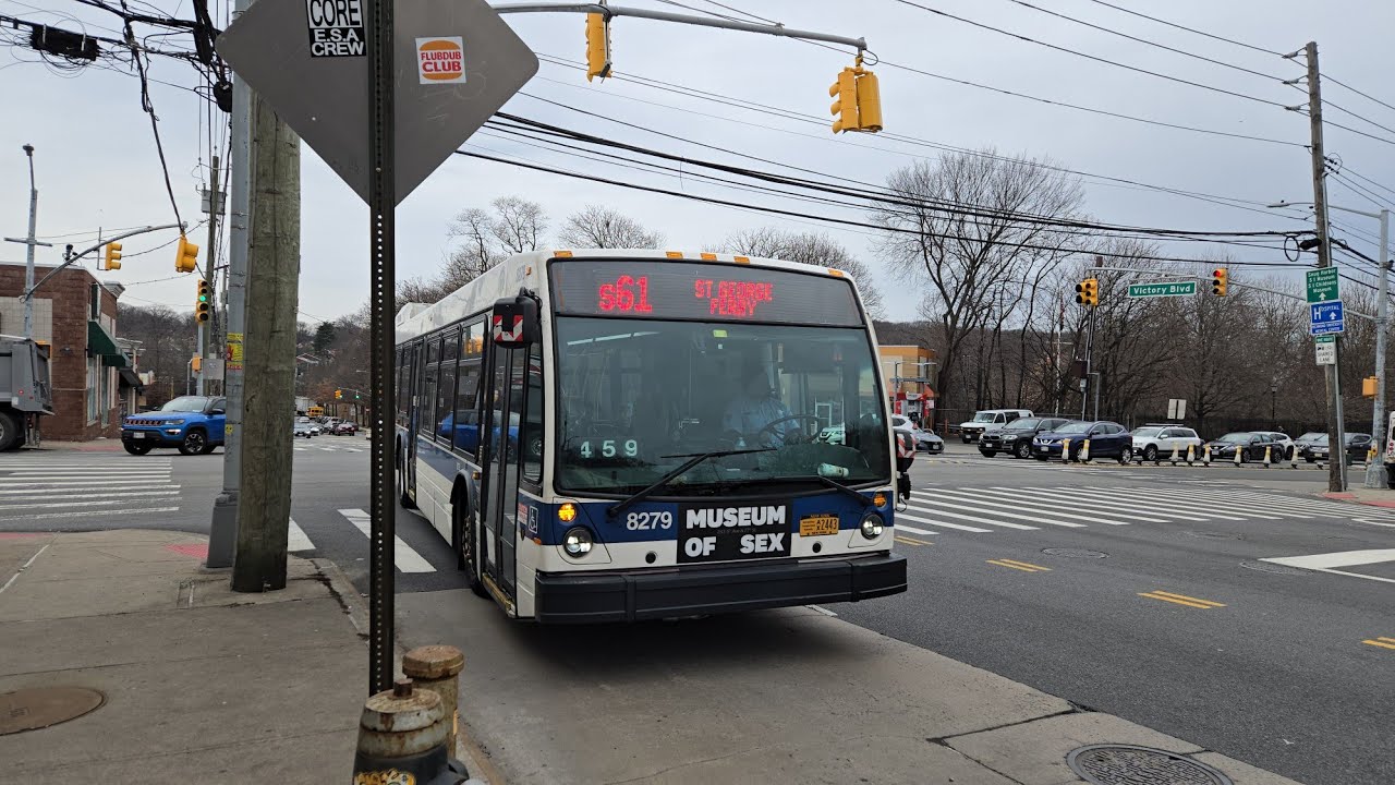 MTA NYCT Bus: 2016 NovaBus LFS #8279 On The S61