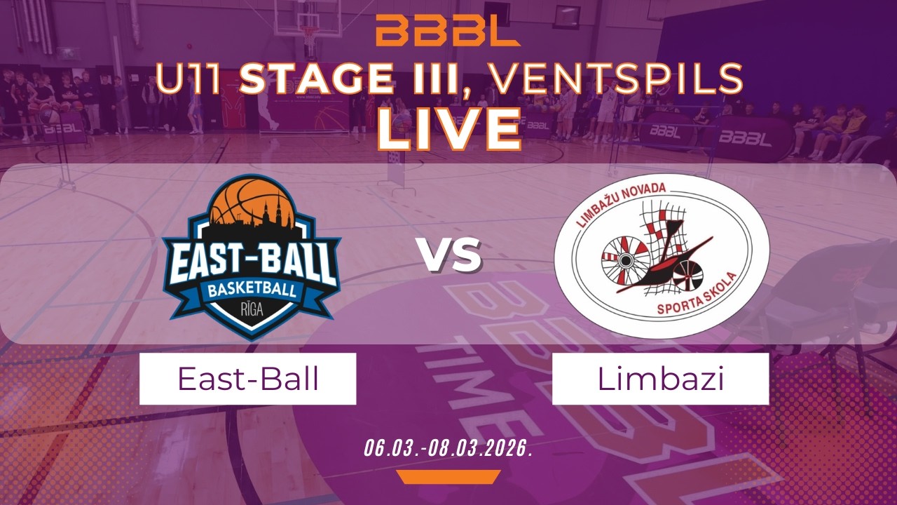East-Ball 2015 vs Limbaži 2015 | BBBL U11 | Stage III