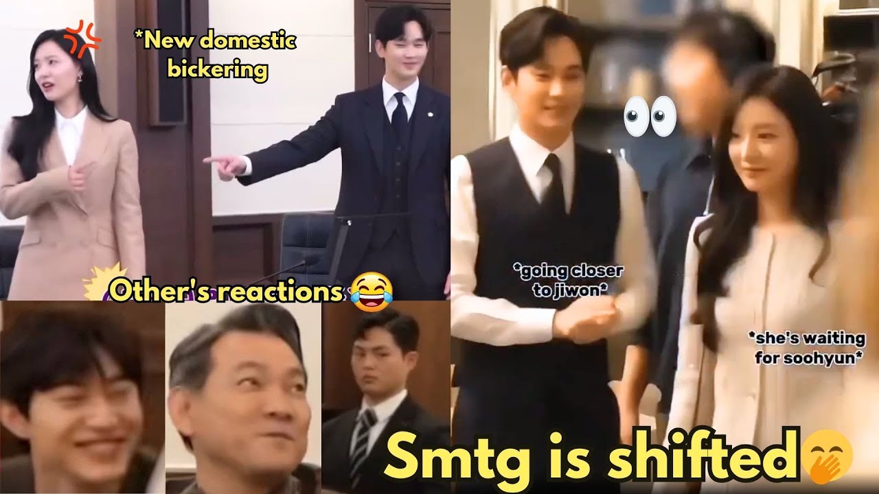 Jiwon Soohyun blaming each other😂 The fact that their awkwardness completely gone is suspicious🤔