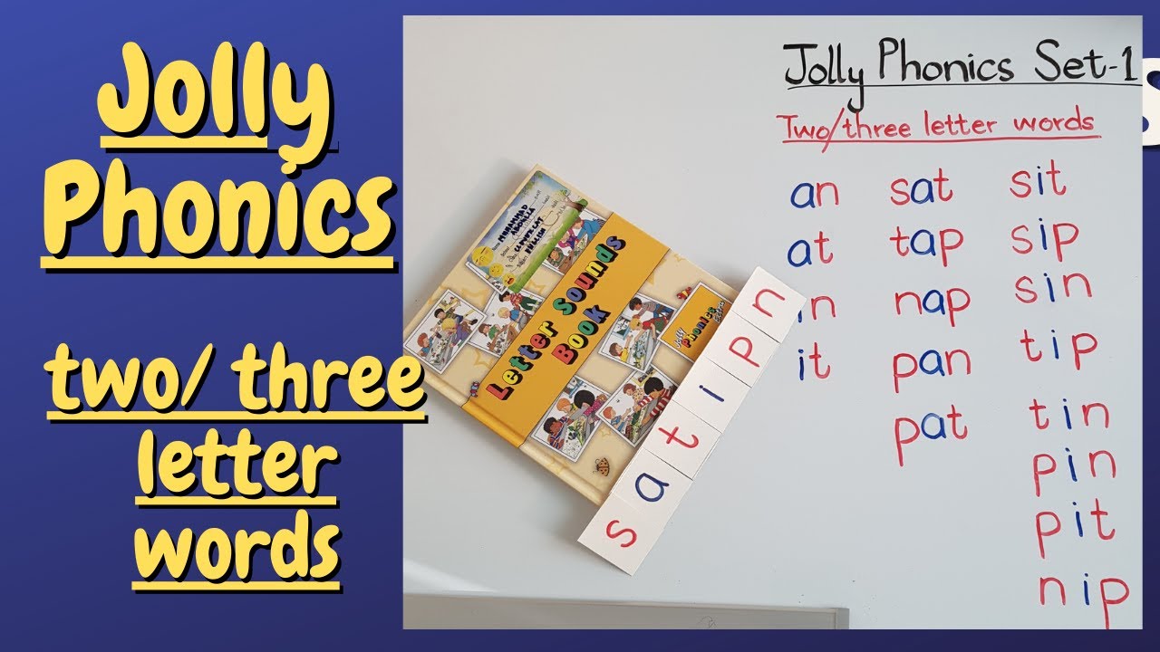 Группа Jolly Phonics-1, слова из двух и трёх букв // самостоятельная игра-чтение Jolly Phonics
