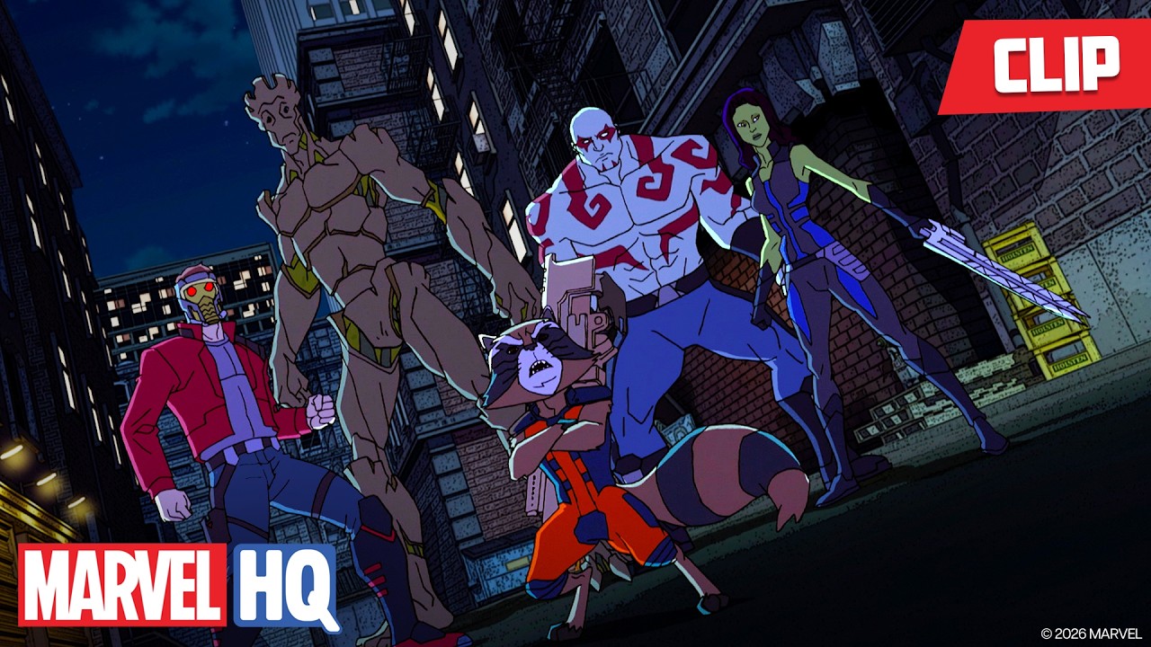 Black Widow vs. The Guardians of the Galaxy 🆚 🌌 | Marvel's Avengers Assemble | @MarvelHQ