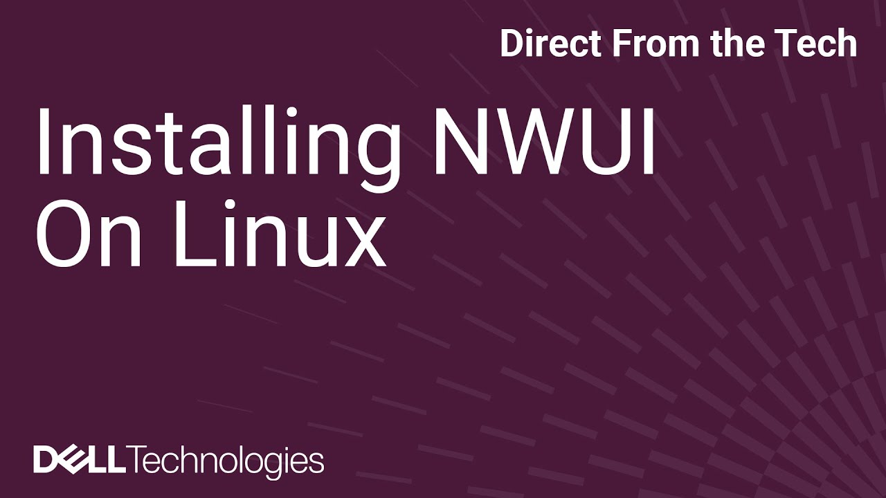 Installing NetWorker Management Web UI (NWUI) on Linux