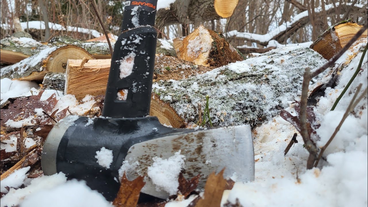 Choppy Time #233  (02/26/2026)  Outdoor Firewood Splitting ASMR