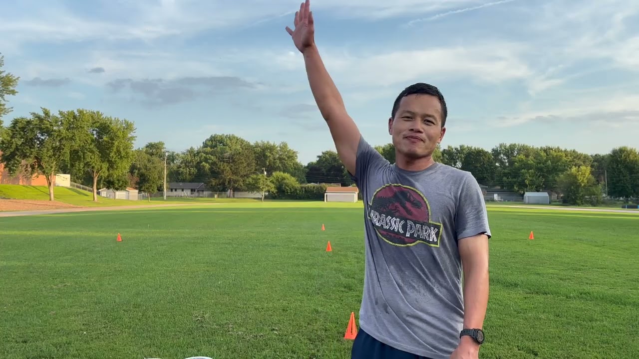 My outdoor training for ultimate August 13th 2025