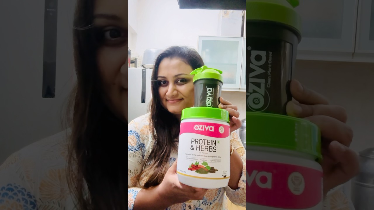 Best Protein Powder for Women😍|Oziva Protein & Herb Powder🔥#shorts #oziva #ytshorts #proteinpowder