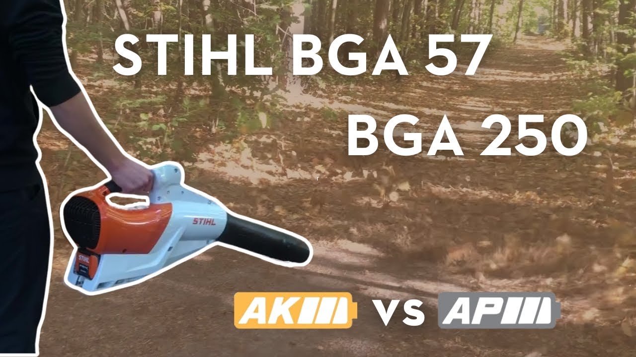 Dmuchawy akumulatorowe STIHL BGA 57 i BGA 250 - Mocne i poręczne dmuchawy do liści bez spalin!