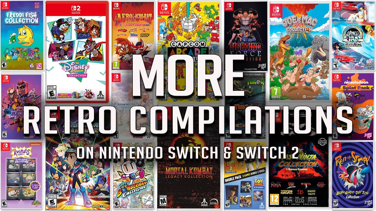 57 MORE Retro Compilations on Nintendo Switch & Switch 2 - NEW Physical Classic Collections!