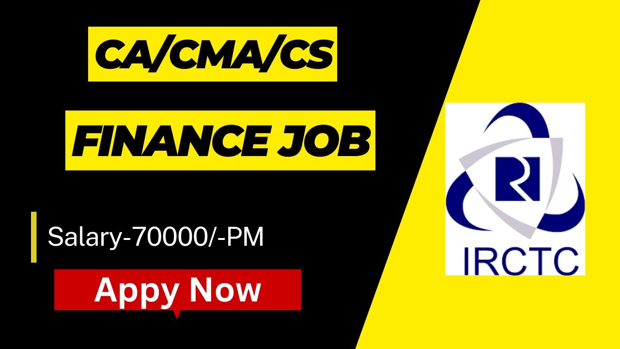IRCTC RECRUITMENT 2023 I DIRECT WALK IN INTERVIEW I SALARY-70000/- PM