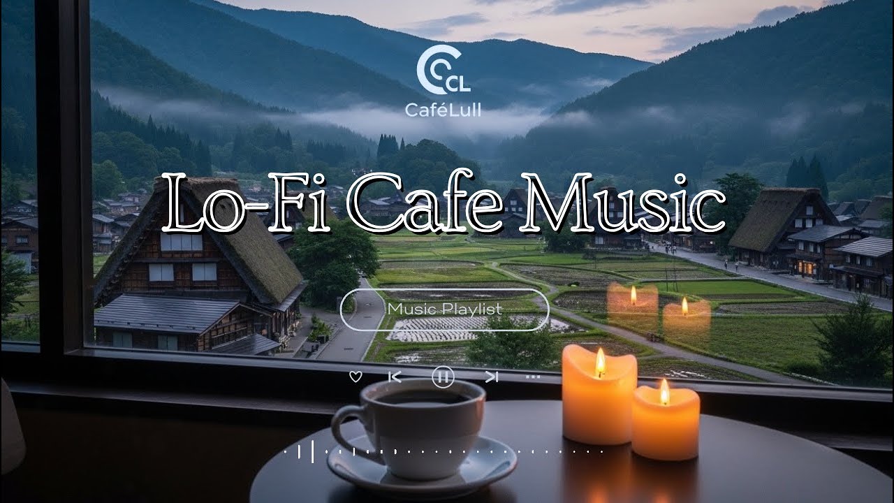 Shirakawa-go Night Cafe | Cinematic Lofi Ambience from Dusk to Silence