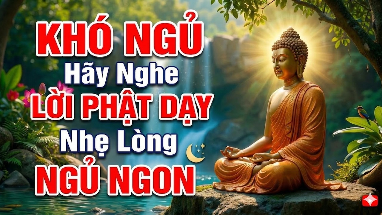 Khó Ngủ Hãy Nghe Lời Phật Dạy Này – Dịu Tâm, Nhẹ Não, Ngủ Sâu Tự Nhiên