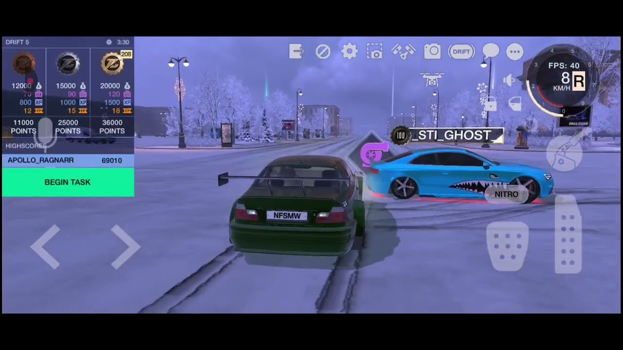 Drag nella neve insieme ad sti_ghost 