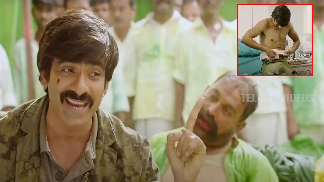 Ravi teja Warning & Action Scene | Telugu Scene  | @TeluguVideoZ