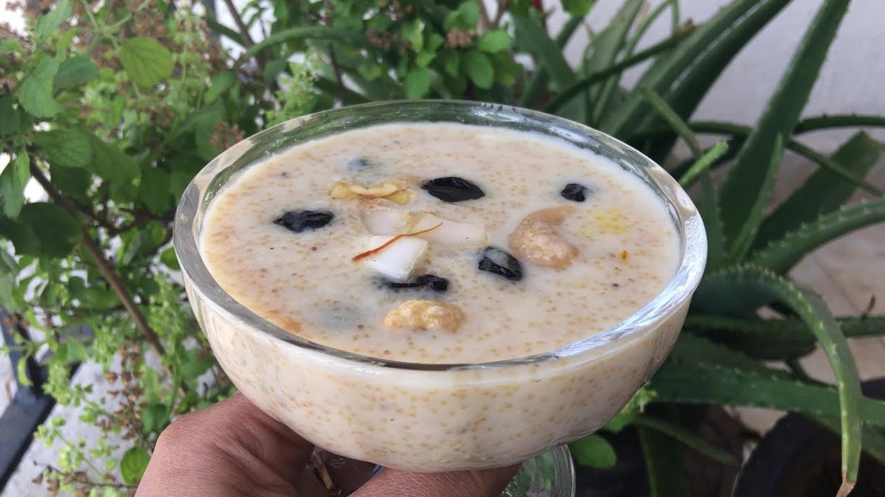 Amaranth Seeds Pudding | Thandu Keerai Vidhai Payasam | Rajgira Kheer