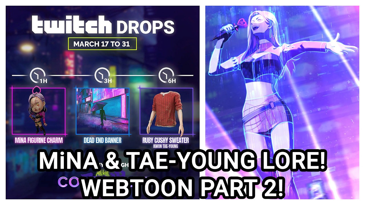 DEAD BY DAYLIGHT WEBTOON KWON TAE-YOUNG & MiNA LADY TRICKSTER LORE! ALL-KILL COMEBACK TWITCH DROPS!