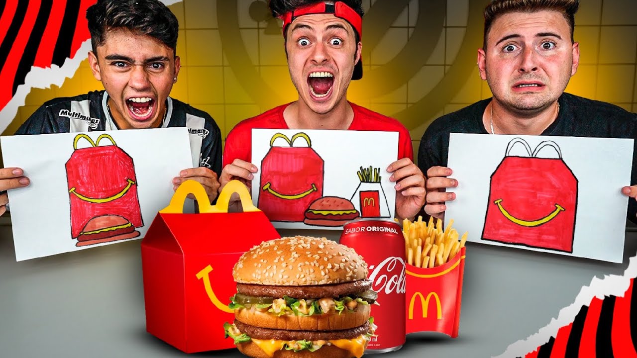 QUEM FIZER O MELHOR DESENHO DO MC LANCHE FELIZ, COME!