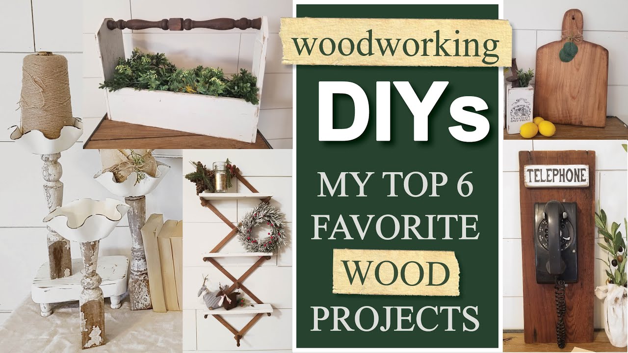 Woodworking DIYs &bull; My Top 6 Favorite Wood Projects &bull; Spindle Box &bull; Breadboard &bull; Simple Bench & more