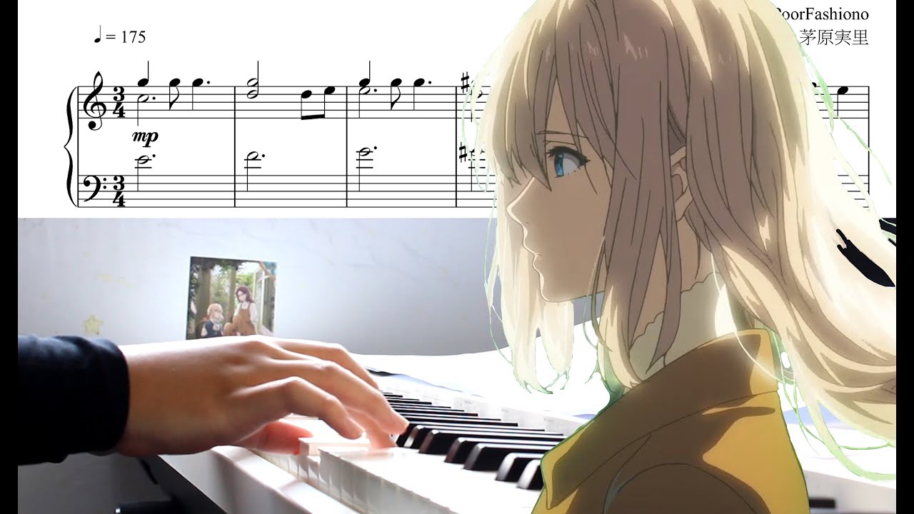 エイミー  Violet Evergarden Sidestory ED (Piano free sheet) 紫羅蘭永恆花園外傳ED