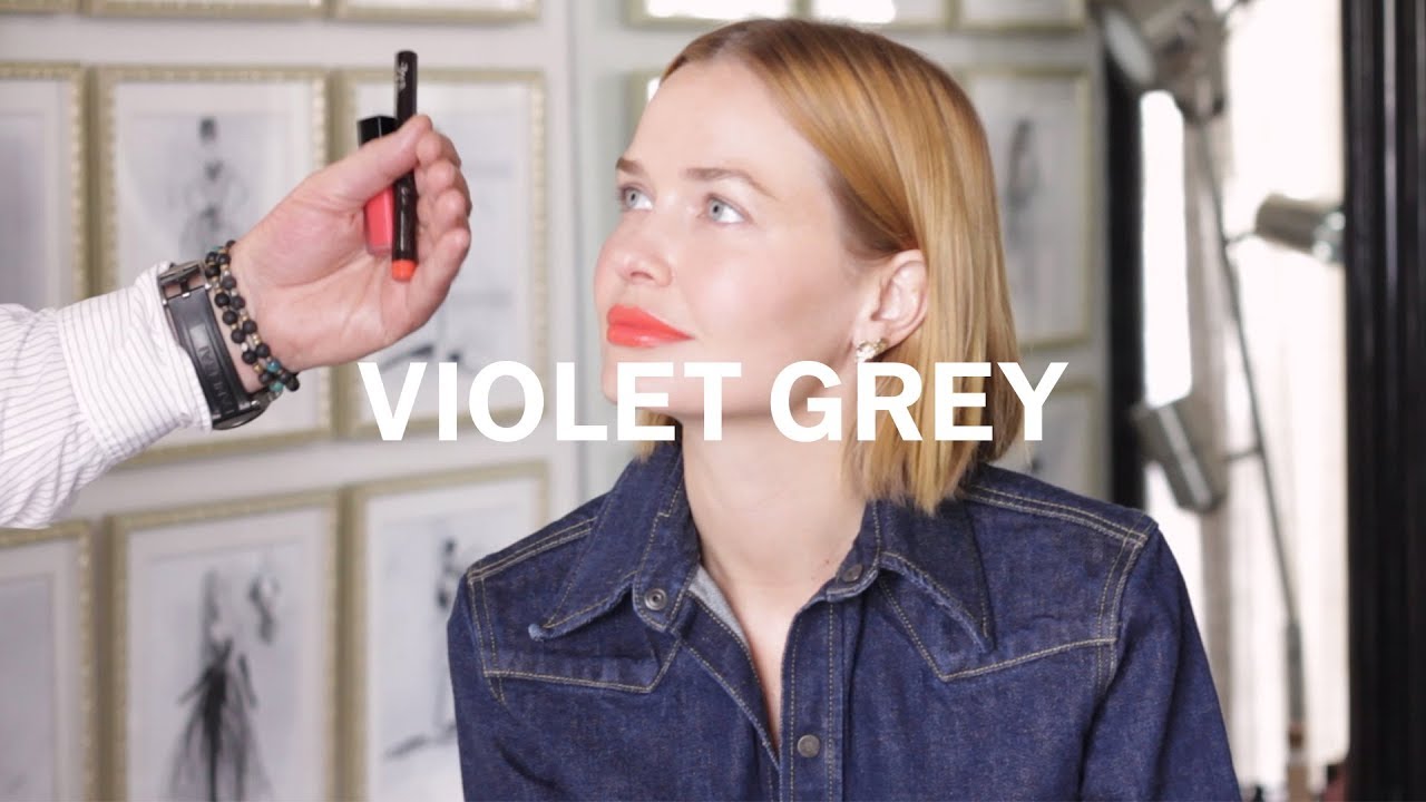 How To Wear A Bold Daytime Lip With Matthew VanLeeuwen & Lara Worthington | VIOLET GREY
