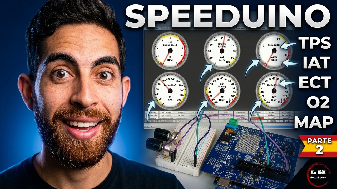 Speeduino Guía Para Simular Sensores IAT ECT MAP TPS O2. Parte 2