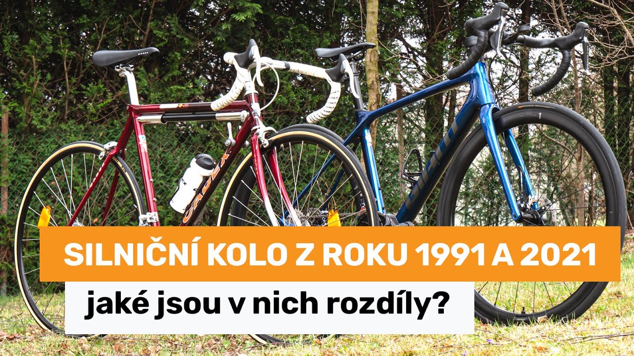 Silniční kolo z roku 1991 a 2021 - jaké jsou v nich rozdíly?