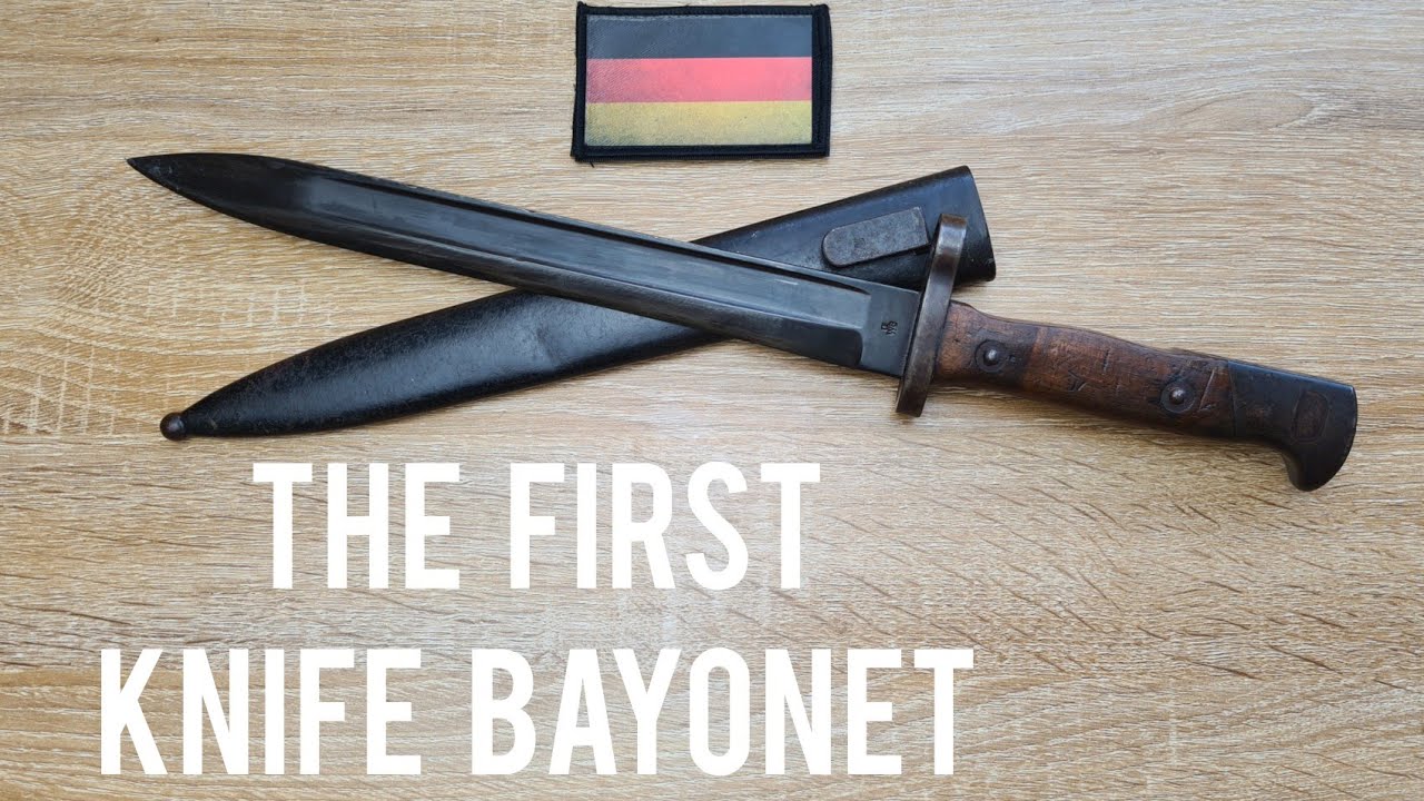 The first knife bayonet! The Mauser SG71/84